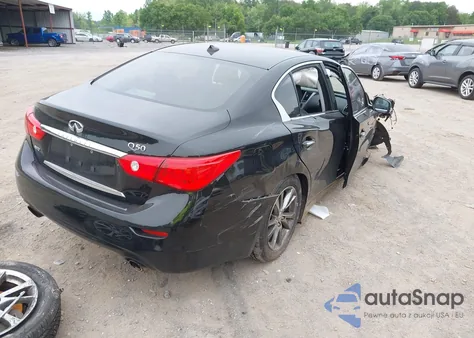 2017 Infiniti Q50 3.0T Signature Edition из США, поврежденный, VIN JN1EV7AR8HM839575